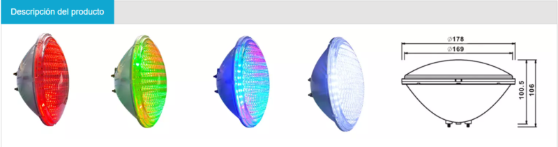 LÁMPARA LED PAR 56 - GIFI - Imagen 2